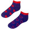 Veselé ponožky Pohodky "Srdiečka" / členkový strih | Veľkosť: 35-38