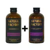 2-dielny SET organickej kozmetiky: 250 ml Sprchovací gél + 250 ml telové mlieko "Černica a malina"