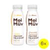 6 x 242 ml Proteínový milkshake MoiMüv | Príchuť: čokoláda + vanilka