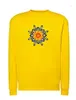 Vyšívaná unisex mikina "Mandala" | Veľkosť: XS | Žltá