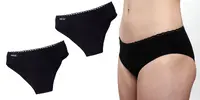 2 x Dámske absorpčné nohavičky HEDI | Veľkosť: XS | Čierna