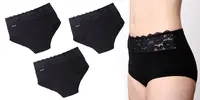 3 x Dámske absorbčné nohavičky BATHORY | Veľkosť: S | Čierna