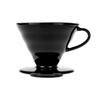 Keramický dripper V60-02 Kasuya Hario na prípravu kávy | Čierna