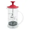 240 ml French press Slim S Hario na prípravu kávy | Červená