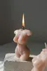 Dekoratívna sviečka v tvare ľudského tela "Hot woman" (béžová)