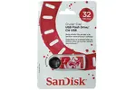 USB Flash Cruzer Dial 32 GB SanDisk (biela / červená)