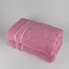 Osuška zo 100% bavlny | Ružová / 2 prúžky