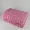 Osuška zo 100% bavlny | Ružová / prúžky