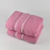 Uterák zo 100% bavlny | Ružová / 2 prúžky