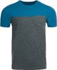 Pánske tričko Alpine Pro PRAVIN | Veľkosť: S | Modrá / sivá