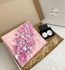 Gift box: Obraz + náušnice - ružová