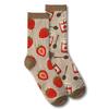 Veselé ponožky Tiammky "Jahodový džemík" / klasický strih | Veľkosť: 35-38