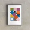 Digitálna grafika slovenského autorského motívu od Lucie Švagerkovej "Dúha"