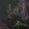Maľba od slovenskej umelkyne Dominiky Lehockej "Iris Latifolia"