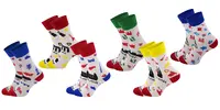 6-dielny SET Elastických ponožiek Folkies "Mestá" | Veľkosť: 35-38