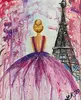 Obraz od slovenskej maliarky Lenky Kresáčovej "Paris"