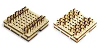 2-dielny SET Mini hier: 1 x Mini hra Dáma + 1 x Mini hra Šach