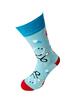 Bláznivé pánske ponožky Lekárske | Veľkosť: 40-43 | Modrá