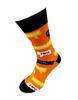 Bláznivé pánske ponožky Amazing | Veľkosť: 40-43 | Oranžová