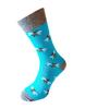 Bláznivé pánske ponožky Včielky | Veľkosť: 44-47 | Modrá