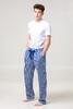 Pánske kockované pyžamové nohavice Laggar | Veľkosť: S | Modrá