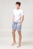 Pánske pruhované pyžamové šortky Laggar | Veľkosť: S | Sivá