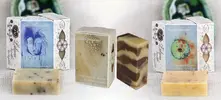 3 x 85 g Prírodné mydlo Ľúbava (Rajská záhrada/Sladké pokušenie/Spomienka na leto)