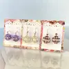 3-dielny SET: Dámske šité náušnice so striebrom Santia Handmade "Guličky" | Fialová / biela / hnedá