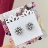 Dámske šité napichovacie náušnice Santia Handmade "Puzetky" | Oceľová