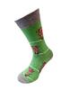 Bláznivé pánske ponožky "Veselý Rudolf" | Veľkosť: 40-43 | Zelená