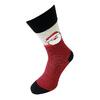 Bláznivé pánske ponožky "Santa pásikavý" | Veľkosť: 40-43 | Čierna / červená