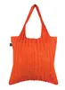 Nákupná taška LOQI "Pleated Orange" | Oranžová