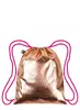 Športový ruksak LOQI Backpack "Metallic Rose Gold Pink" | Ružová / zlatá