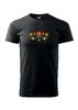 Pánske tričko s ľudovou výšivkou (KR 50P1) | Veľkosť: XS | Čierna