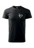 Pánske tričko s ľudovou výšivkou (KR 51P1) | Veľkosť: XS | Čierna