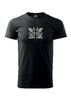 Pánske tričko s ľudovou výšivkou (KR 52P1) | Veľkosť: XS | Čierna