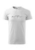 Pánske tričko s ľudovou výšivkou (KR 53P0) | Veľkosť: XS | Biela