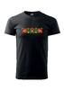 Pánske tričko s ľudovou výšivkou (KR 03P1) | Veľkosť: XS | Čierna