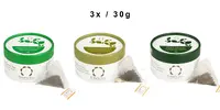 3 x 30 g BIO Pyramídový čaj (Chunmee/Jasmine/Green tea)