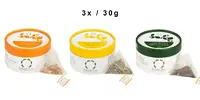 3 x 30 g BIO Pyramídový čaj (Ginger Zest/Lemon Detox/Green tea)