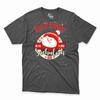 Pánske vianočné tričko "Snehuliak / dedo" | Veľkosť: XS | Tmavosivá