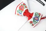 Pánsky folklórny motýlik | Červená
