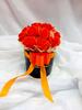 Mydlová kytica v boxe 10305 (ruže) | Tmavooranžová