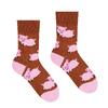 Detské veselé ponožky Hesty Socks "Prasiatka" | Veľkosť: 25-29