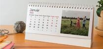 Stolný mesačný kalendár s vlastnými fotografiami | Balenie: 1 ks