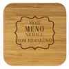 Bambusová bezdrôtová nabíjačka "Moje meno nemali. Som jedinečná!"