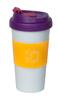 450 ml Prenosný pohár ToGo | Sivá / oranžová / fialová