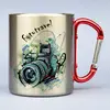300 ml Turistický nerezový termohrnček "Fototravel" | Strieborná