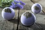 3 x 100 g Šumivá bomba do kúpeľa / levanduľa