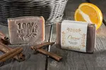3 x 100 g Prírodné mydlo / škorica s vôňou pomaranča